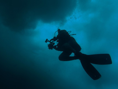 Underwater photographer