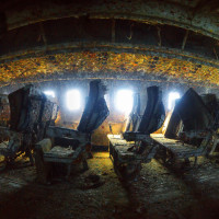 Lockheed tristar plane underwater in Aqaba Jordan