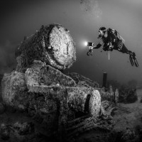 The engine of Thistlegorm