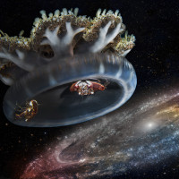 On the way to Andromeda galaxy