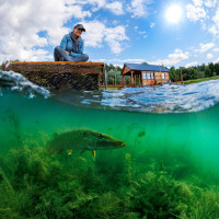 zdjęcie 50/50, jezioro Głębokie, Polska