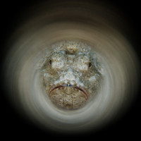 Coming through the hole