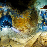 kopalnia opali skrzyżowanie - Słowacja